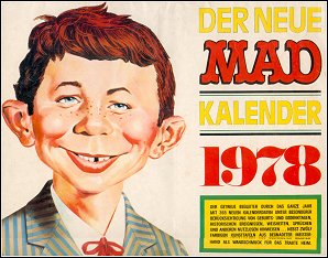 German Mad 1978 Calendar