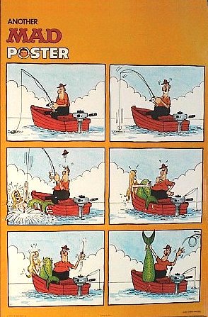 1977 Don Martin MAD Mermaid Poster