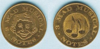 Alfred E. Neuman Music Coin