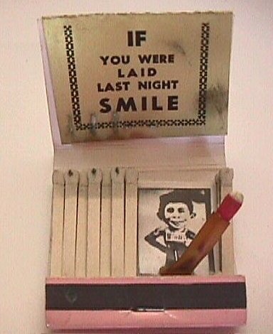 Naughty Matchbook Cover #6