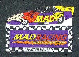 MAD Funny Car Toliver Fan Club Pin