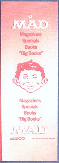 MAD Magazine Sales Rack, Side Panel