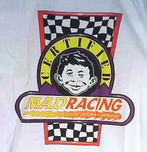 MAD Racing T-Shirt #2, Back View