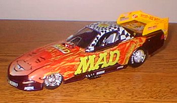 Mad Toliver Revell Funny Car Model, Assembled