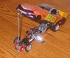 Mad Toliver Revell Funny Car Model, Assembled