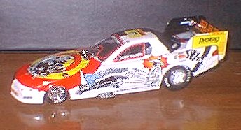 Spy vs Spy Toliver Revell Funny Car Model, Assembled