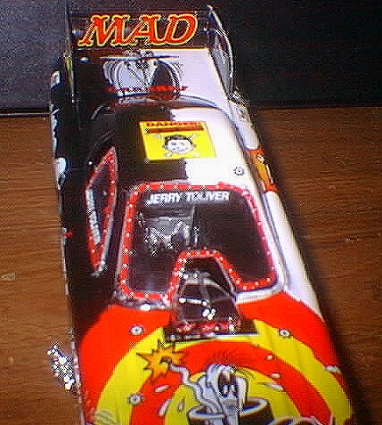 Spy vs Spy Toliver Revell Funny Car Model, Assembled