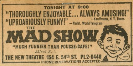 Mad Show Newspaper Ad