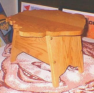 Solid Oak Foot Stool