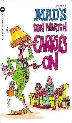 Don Martin Carries On, Warner Paperback Library, Cover Variation 1