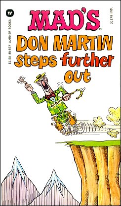 Don Martin Steps Further Out, Warner Paperback Library, Cover Variation 1