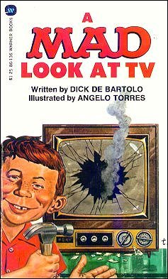 A Mad Look At TV, Cover Variation 2, Warner Paperback Library, DeBartolo