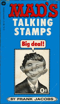 MAD's Talking Stamps, Frank Jacobs, Warner Paperback Library, Cover Variation #2