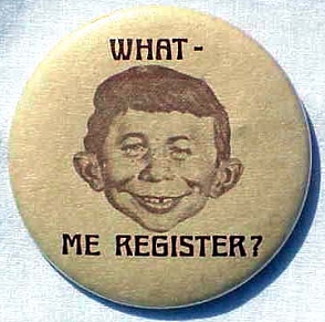 What Me Register Button