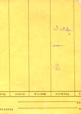 Pre-Mad Alfred On Ledger Paper, Back Side