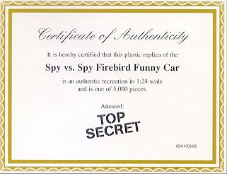 Certificate Of Authenticity