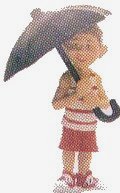 Snow Globe Alfred With Umbrella
