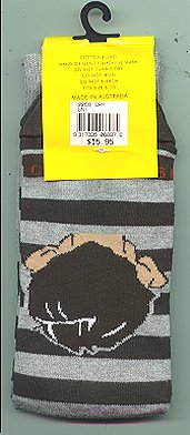 Australian MAD Socks, Rear View