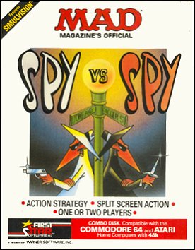 Spy vs Spy Computer Game, C--64 & Atari, Volume 1