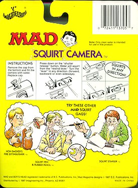  MAD Squirt Toy, Camera, Rear View