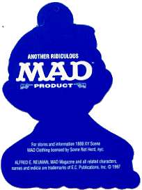 MAD Sticker, Rear