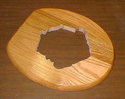 Oak Toilet Seat Lid