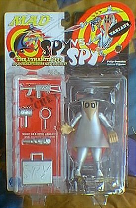 MAD Action Figure, White Spy Variant (Silver)
