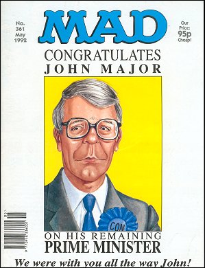 British Mad Magazine #361, Cover 1