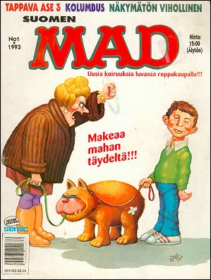 Finland Mad #104, Second Edition (1993-1)